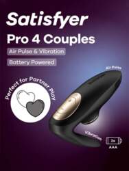 Satisfyer Pro 4 Couples Battery Powered