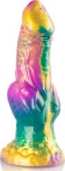 Epic Iris Dildo With Rainbow Testicles