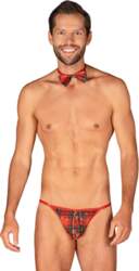 Obsessive Mr Merrilo Thong & Bow