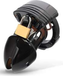 DomLock Cell Chastity Cage With Spacers