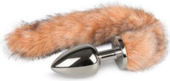 Easytoys Fox Tail Plug Silver