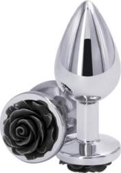 NS Novelties Rose Buttplug Medium Black