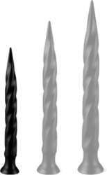 Darksil Long Tail Dildo Black 35