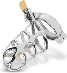 DomLock Prisoner Chastity Cage Size Medium