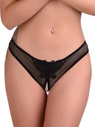 Daring Intimates Indra Crotchless Beaded Thong