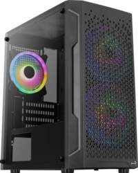 Aerocool Trinity Mini Mini Tower Melns