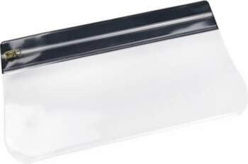 Eichner Slide Lock Bag Caurspīdīgs/Melns 10