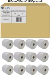 G&G Label Rolls Compatible with Zebra