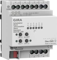 Gira Switch & Blind Actuator 6f/3f