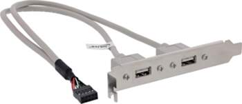 InLine USB 2.0 Slot Bracket