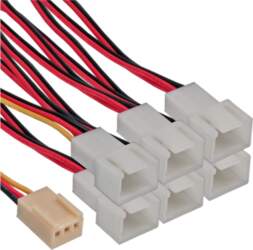 InLine ventilatora adaptera kabelis Y veida