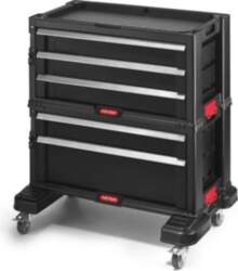 KETER BOOKCASE 5 DRAWERS TOOL CHEST