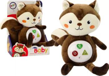 LEAN TOYS Plush Squirrel Interactive Educational