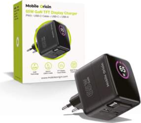 Mobile Origin 65W GaN Lādētājs PW3