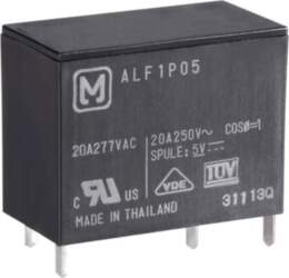 Panasonic PCB relejs 5 V/DC 25