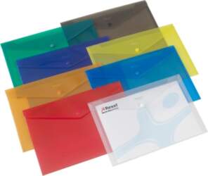 Rexel Popper Wallet A4 Assorted