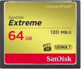 SanDisk Extreme CompactFlash 120 MB/s 64