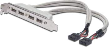 Slot Bracket Cable USB 2.0