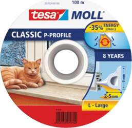TESA Gasket White P profila pašlīmējošs
