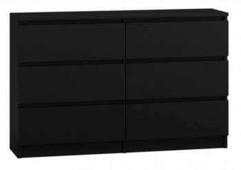 Topeshop M6 120 CZERŃ kumode