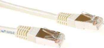 ACT Ivory 1 m F/UTP CAT5E