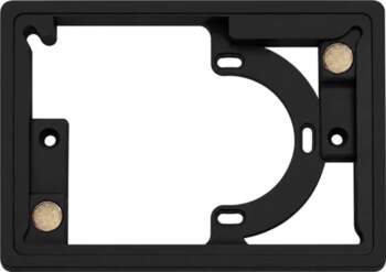 Blebox framePanelM melns padziļināts sienas montāžas