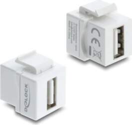 Delock Mini Keystone Module Coupler USB