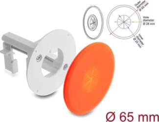 Delock Silicone Cable Feed-through Round Ø