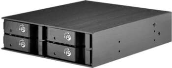 Disku masīvs SilverStone FS204 Melns