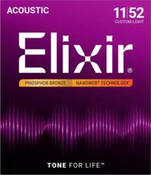 Elixir Strings 16027 Phosphor Bronze Custom