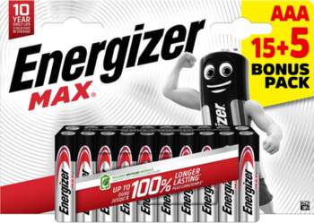 Energizer Max Micro AAA sārma baterijas
