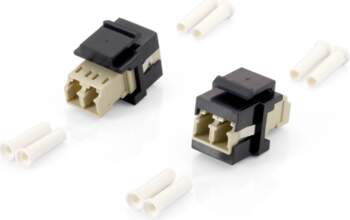 Equip Fiber Optic Keystone Adapter, LC