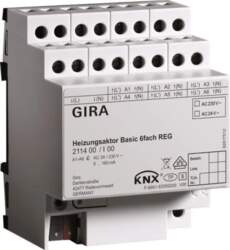 GIRA Heating Actuator 6-fold basic KNX
