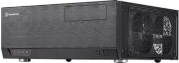 Korpuss SilverStone GD09B-C HTPC Melns