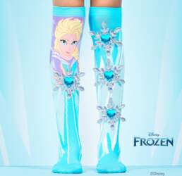 MADMIA Bērnu ceļgalu zeķes Frozen Elsa