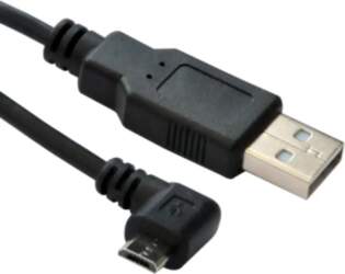 Microconnect USBABMICRO3ANG USB kabelis 3 m