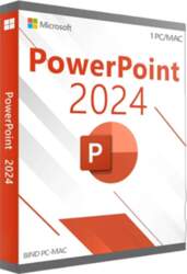 Microsoft PowerPoint 2024 BIND PC/MAC