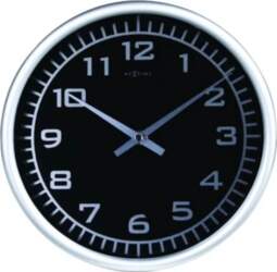 NeXtime klok 2953 Blacky, Ø 25