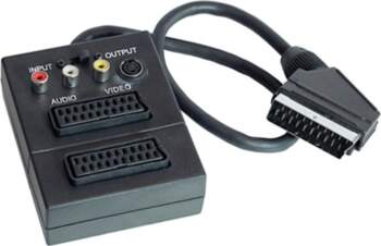 SCART uz 2× RCA Audio/Video Adapteris