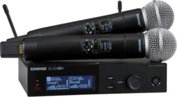 Shure SLXD24D+E/58 Dual Wireless System with