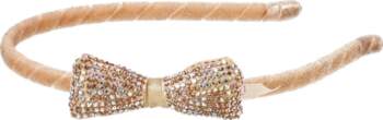 Souza! Francis Gold Bow with Sequins