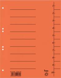 Bene 100 Divider Sheets Orange
