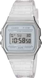 Casio F-91WS-7DF digitālais pulkstenis – caurspīdīgs