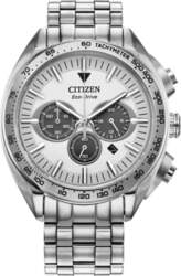 CITIZEN vīriešu Eco-Drive hronogrāfa nerūsējošā tērauda