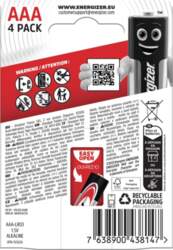 Energizer Alkaline Max AAA LR03, 4