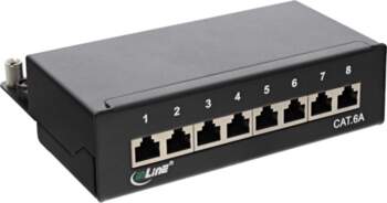 InLine Patch Panel Cat.6A 8