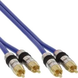 InLine Premium RCA audio kabelis 2x