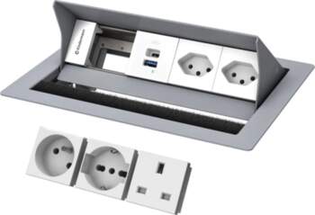 Kindermann CP Standard² 4-fold 2x Schuko/USB
