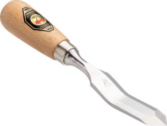 Kirschen Cranked Neck Chisel with Red
