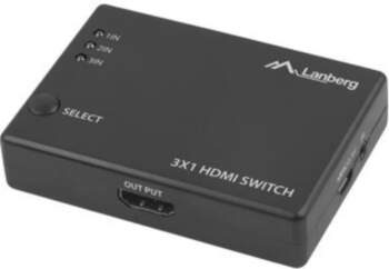 LANBERG VIDEO SWITCH 3X HDMI +